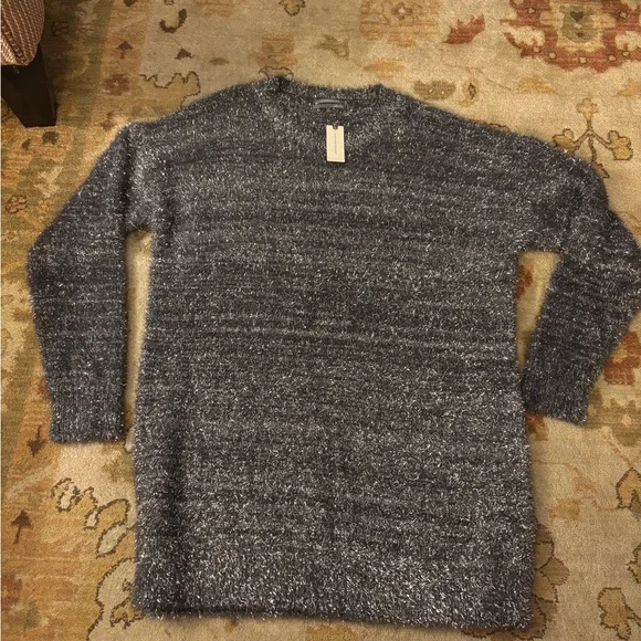 Anthropologie Charcoal Knit Sweater - Picture 2 of 5